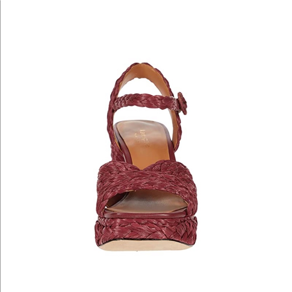 NWT Kate Spade Disco Raffia platform sandals - Picture 15 of 16